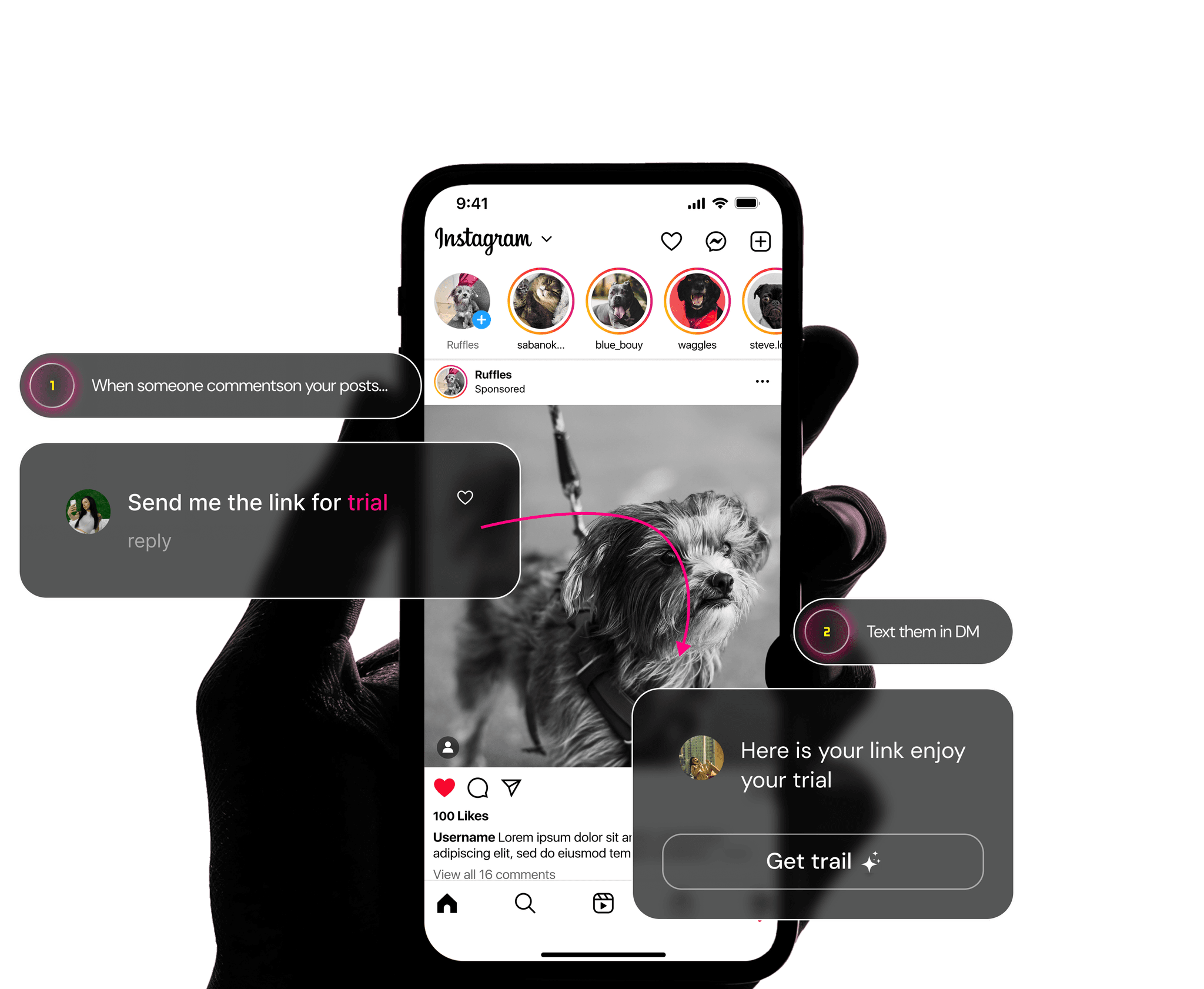 Instagram automation demo